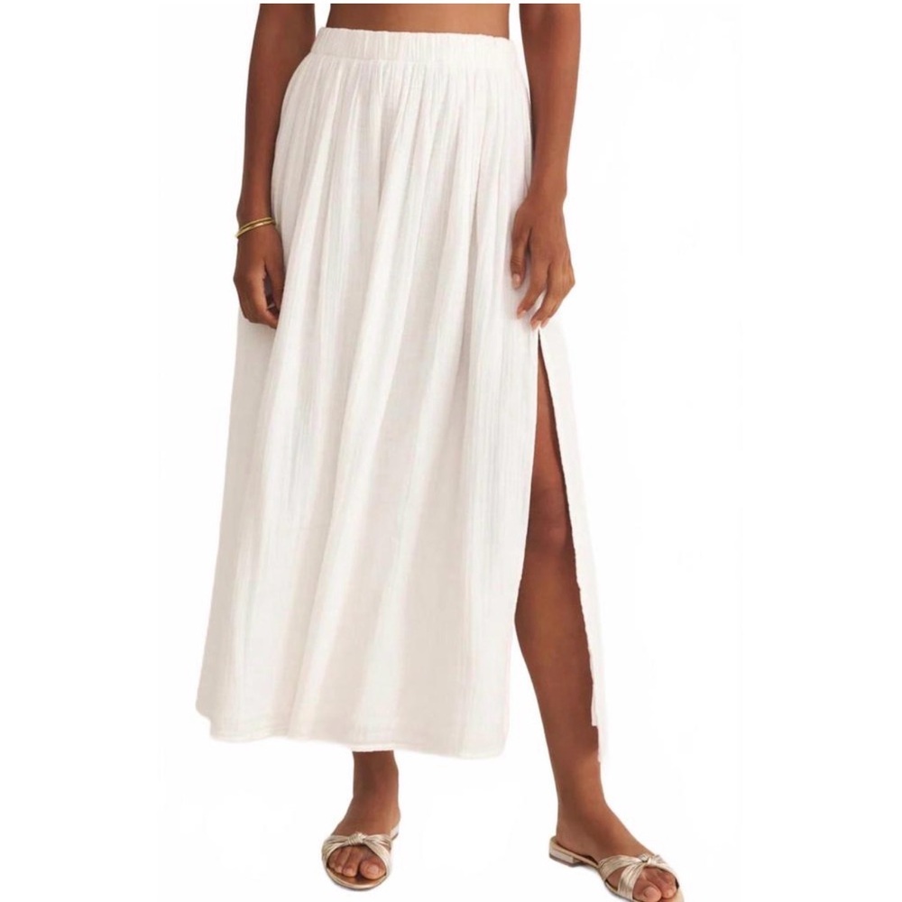 Z Supply White Maxi Skirt